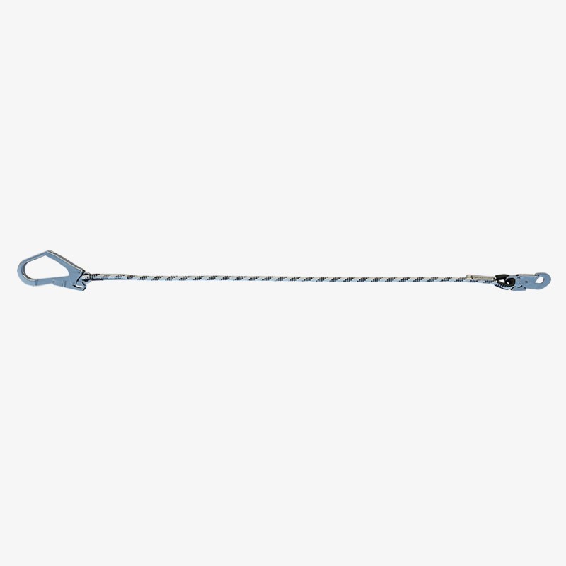 Kİ289 Kemer Sabitleme Halatı Statik Lanyard Küçük Kancalı ve Büyük Kancalı Kİ289 Kemer Sabitleme Halatı Statik Lanyard Küçük Kancalı ve Büyük Kancalı